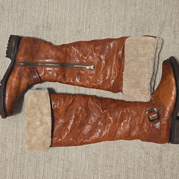 Frye Brown Over the Knee Boots - Picture 5 of 14
